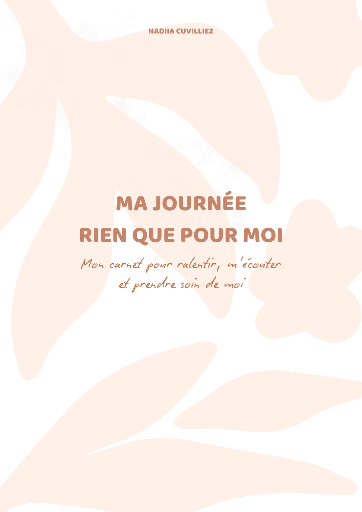 Carnet "Ma journée rien que pour moi"